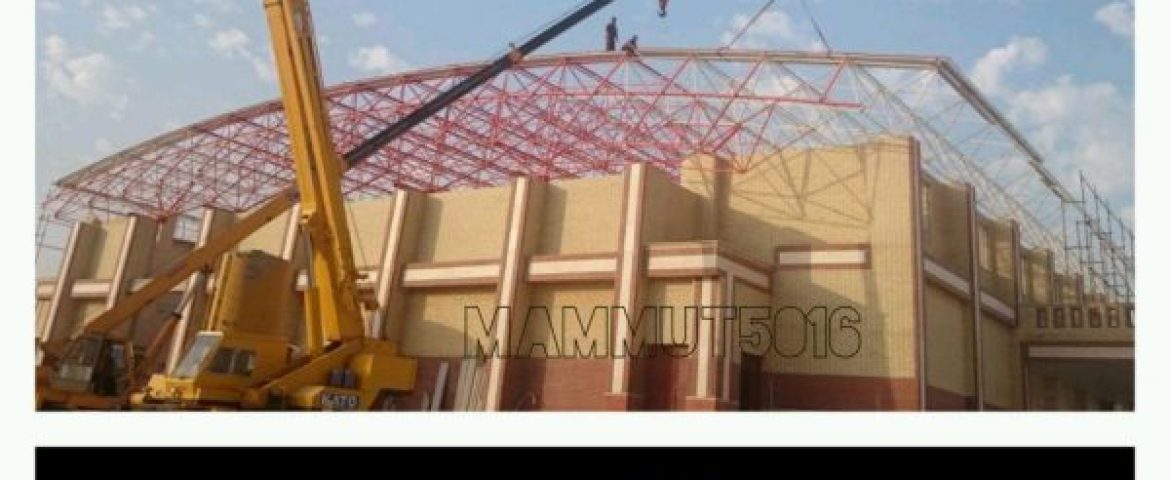 اجرای پوشش سوله قوسی