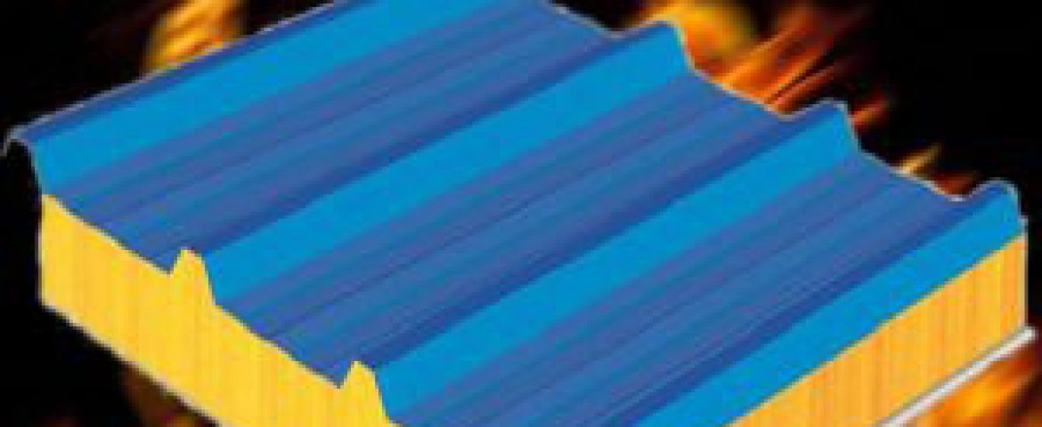 تست آتش سوزی ساندویچ پنل