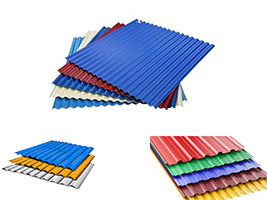  پوشش سقف با ورق رنگی